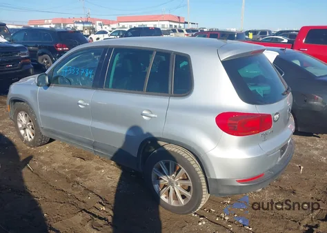 2014 Volkswagen Tiguan Se from USA, damaged, VIN WVGAV3AX5EW552502